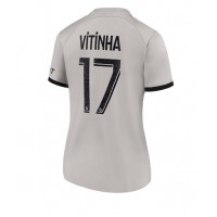 Paris Saint-Germain Vitinha Ferreira #17 Fotballklær Bortedrakt Dame 2022-23 Kortermet